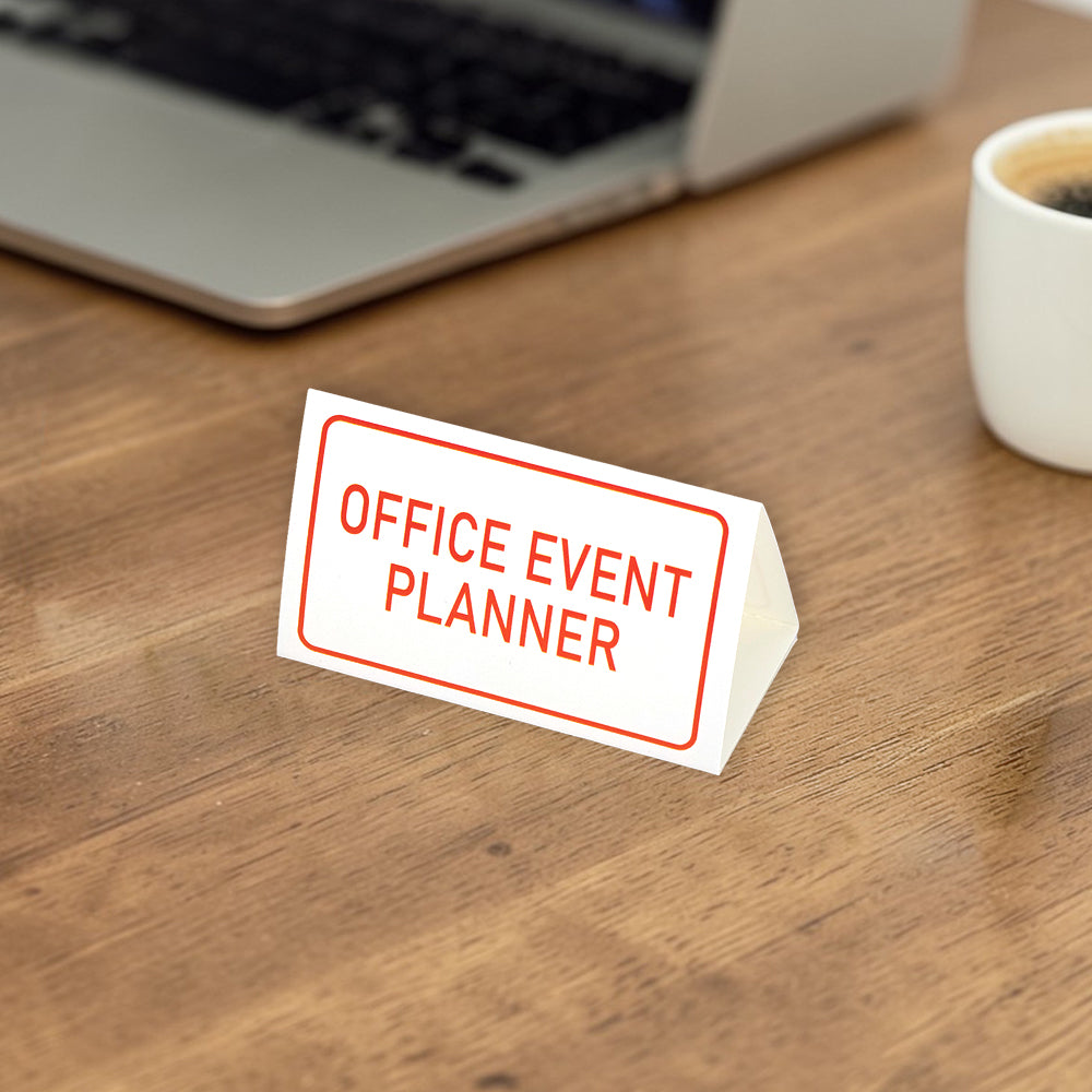 Office Event Planner | Mini Desk Sign | Office Banter | Cracker Filler