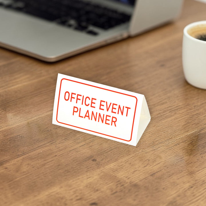 Office Event Planner | Mini Desk Sign | Office Banter | Cracker Filler