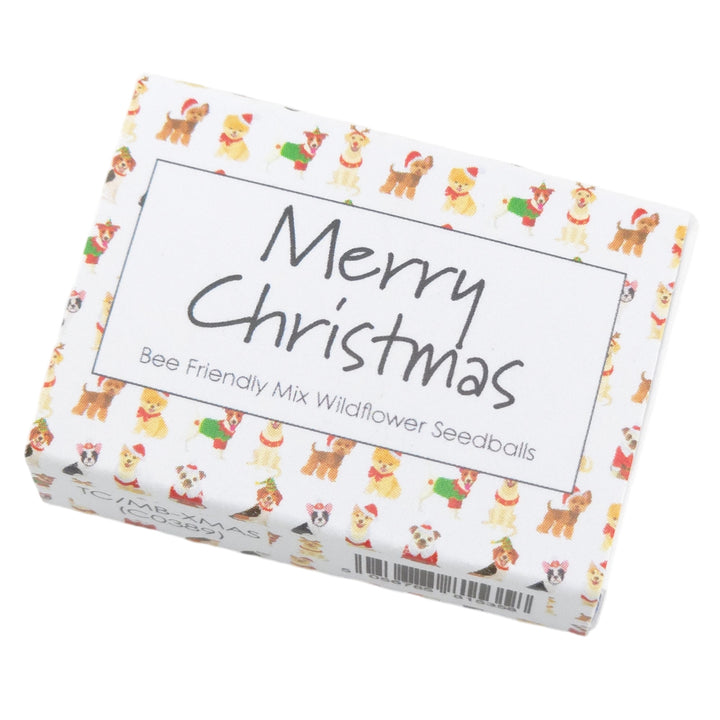 Christmas Dogs | Merry Christmas | Bee Mix Seedballs | Cracker Filler Little Gift