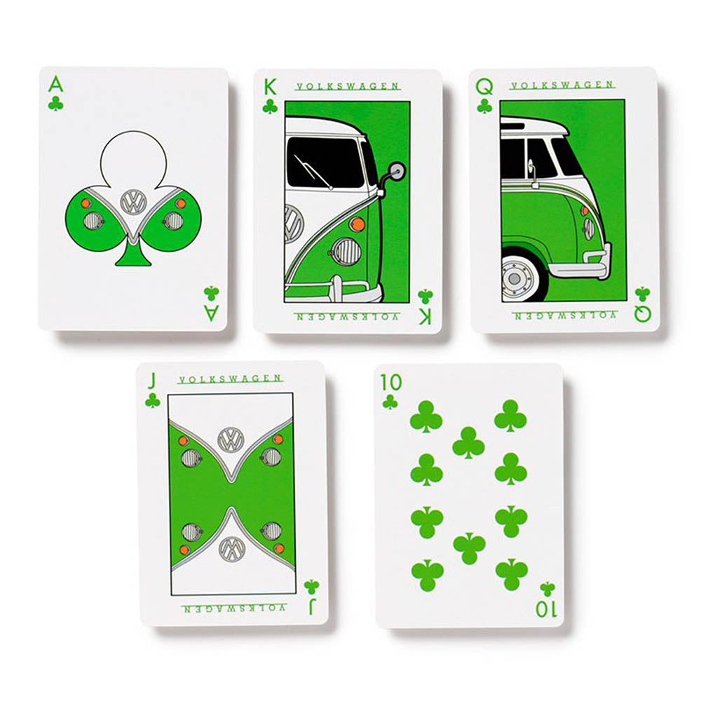 Blue Volkswagen VW T1 Camper | Themed Playing Cards | Little Gift