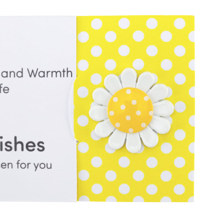 You Bring Sunshine & Warmth | Button Wishes Sew On Token |  Cracker Filler