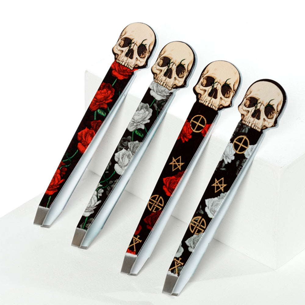 Skulls and Roses Tweezers | Gothic | Single | Little Gift | Cracker Fillers