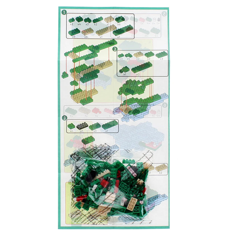 Build Your Own Tyrannosaurus Dinosaur | Model Brick Set | Little Gift for Kids