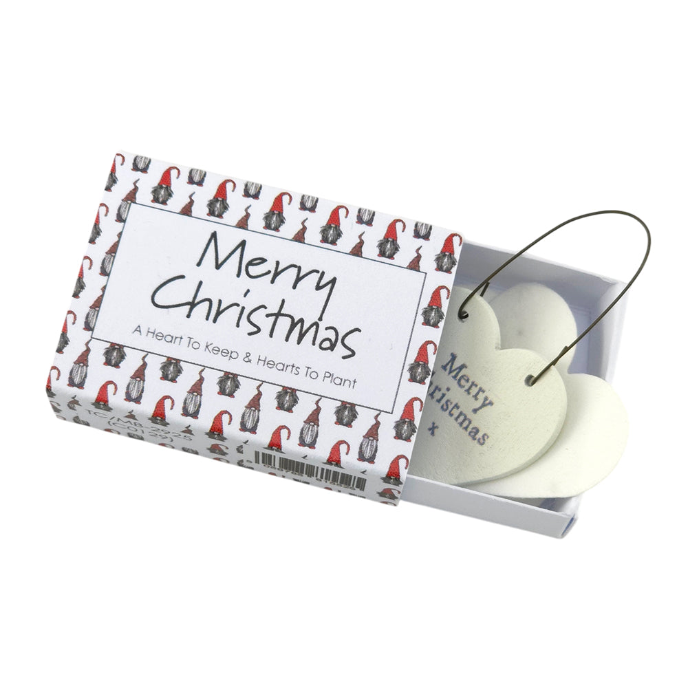 Nordic Gonk | Christmas Hearts to Keep & Plant | Cracker Filler | Little Gift