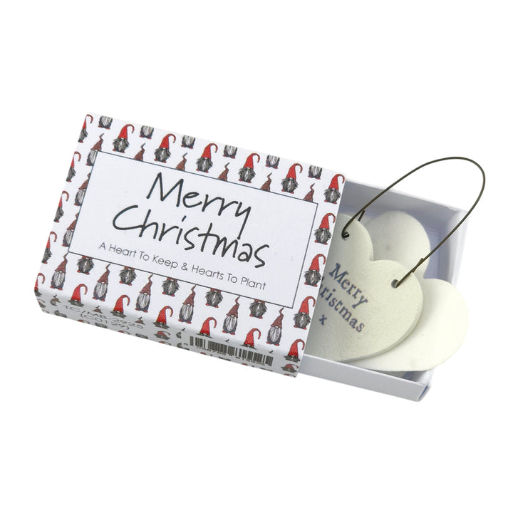 Nordic Gonk | Christmas Hearts to Keep & Plant | Cracker Filler | Little Gift