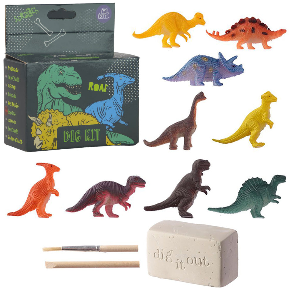 Mini Dinosaur Dig-A-Saurus Dig it Out Kit | Kids Activity