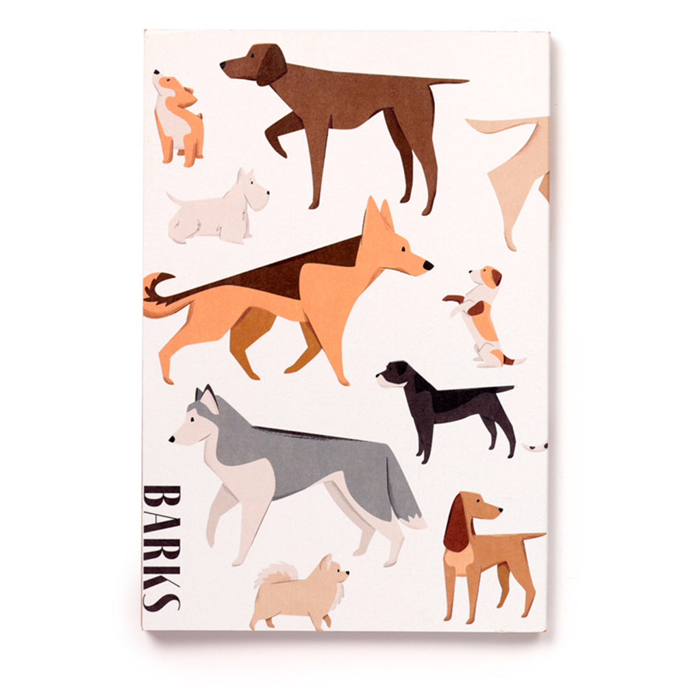 Notebook Sticker Dog Label Design Dog Themed | A5 Notebook | Stationery Gift | Glue Bound – The Cracker ...