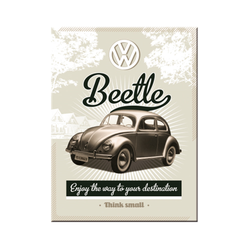 VW Beetle | Tin Magnet | Little Gift | Cracker Filler