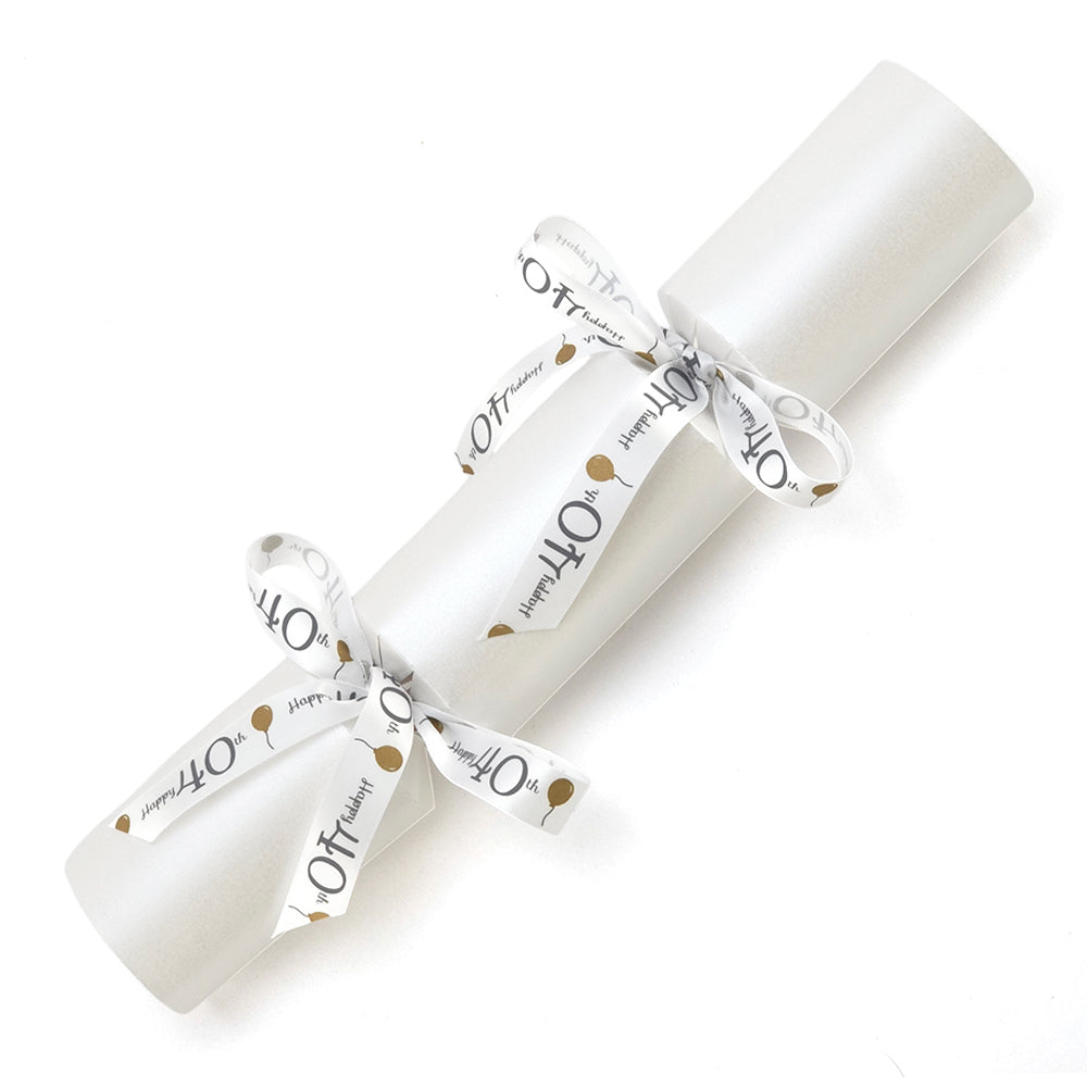 Milestone Birthday Complete Craft Kit & Ribbon | 4 Standard Pearl Whit ...