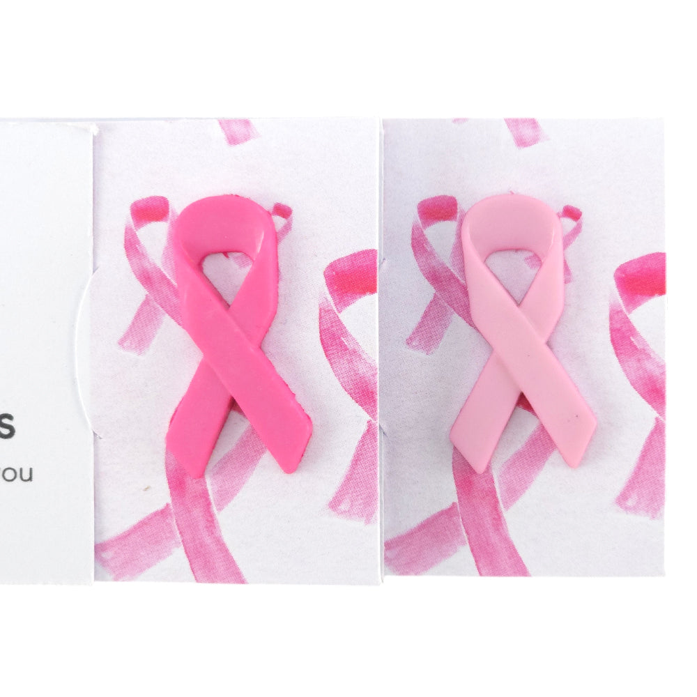 Be Proud | Pink Ribbon | Button Wishes Sew On Token | Little Gift | Cracker Filler