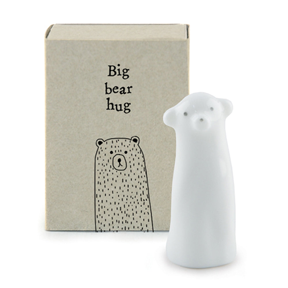 Big Bear Hug in a Matchbox | Ceramic Bear | Cracker Filler | Little Gift