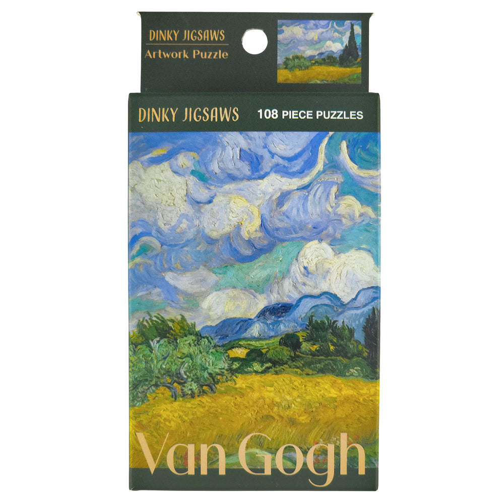 Van Gogh Dinky Jigsaw Puzzles | 6 Designs | 108 Pieces | Little Gift