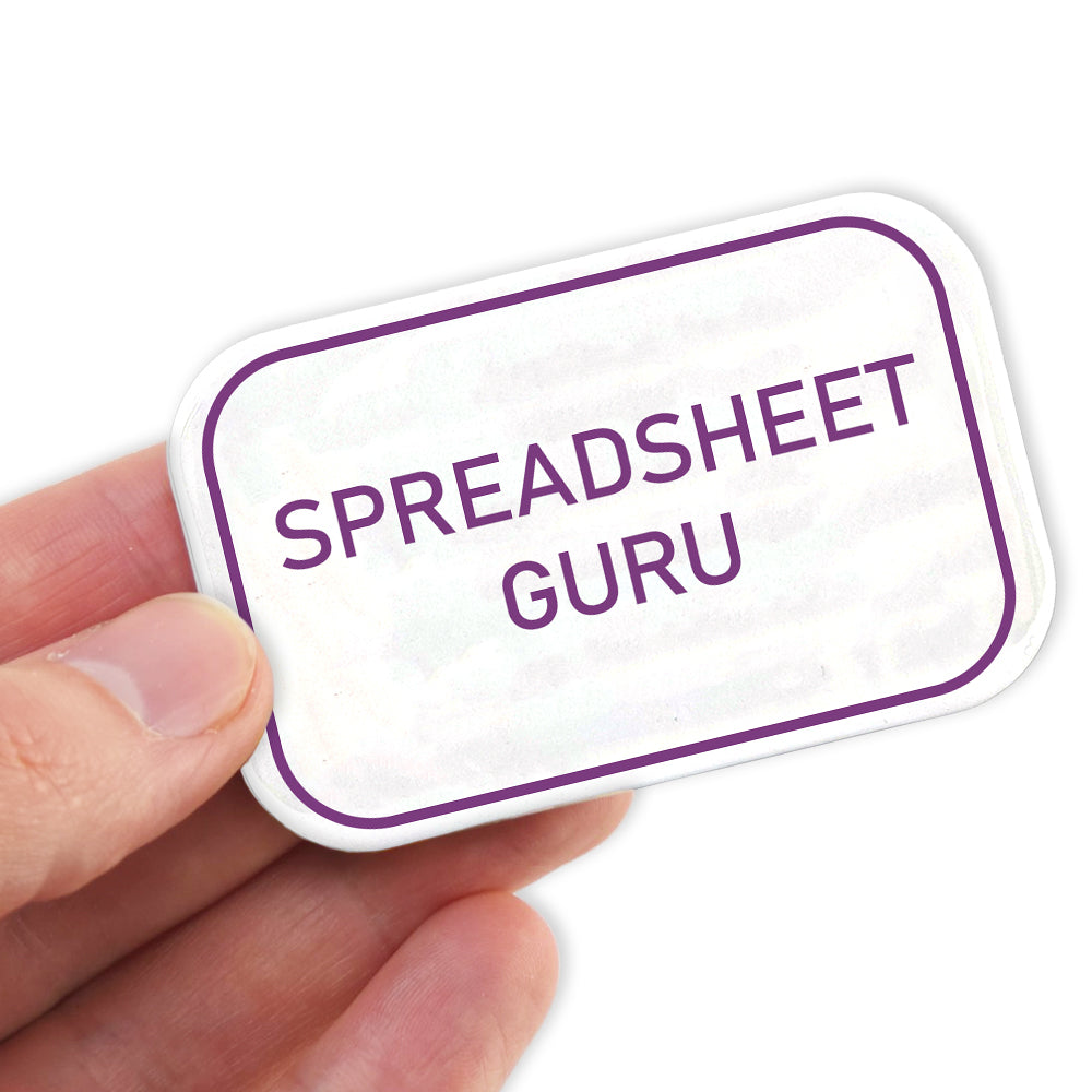 Spreadsheet Guru | Fun Magnet | Office Banter | Cracker Filler Gift