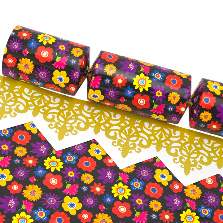 Mini Retro Flowers | Cracker Making Craft Kit | Make &amp; Fill Your Own