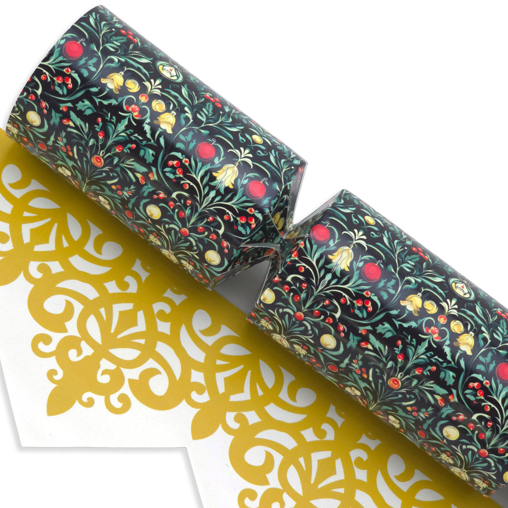 Christmas Baubles | William Morris | Eco Cracker Making Craft Kit with Ribbon