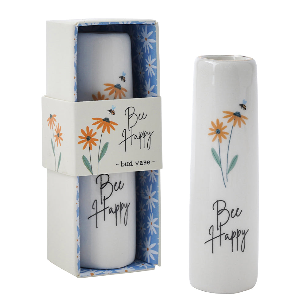 Bee Happy | Little Bud Vase | Little Gift | Cracker Filler