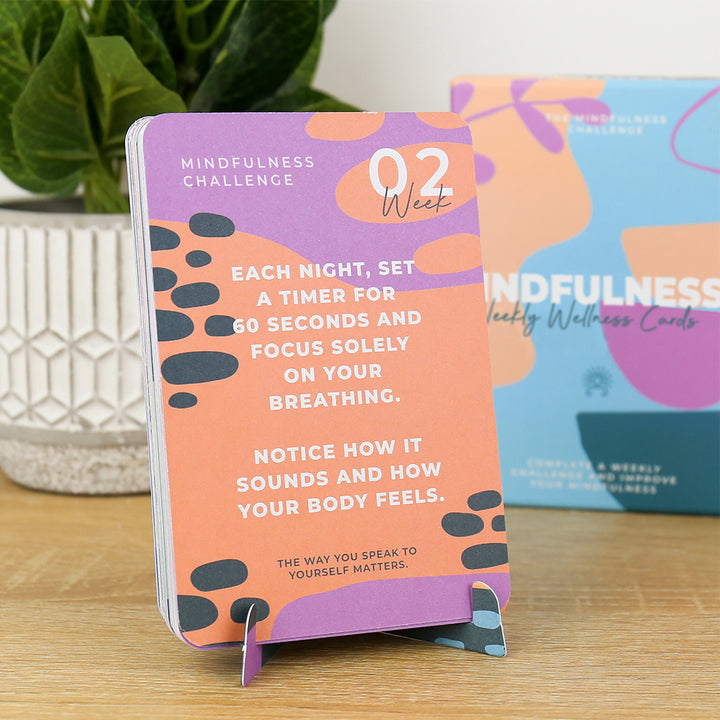 Mindfulness | Weekly Wellness Cards | 52 Challenges | Mindfulness Gift