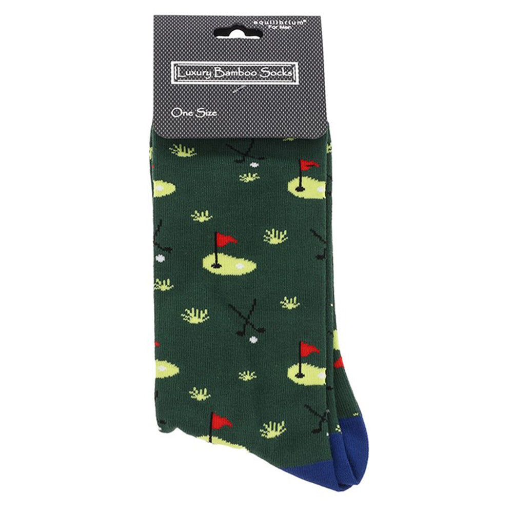 Golf - Hole in One! | Luxury Bamboo Socks | Mens | One Size