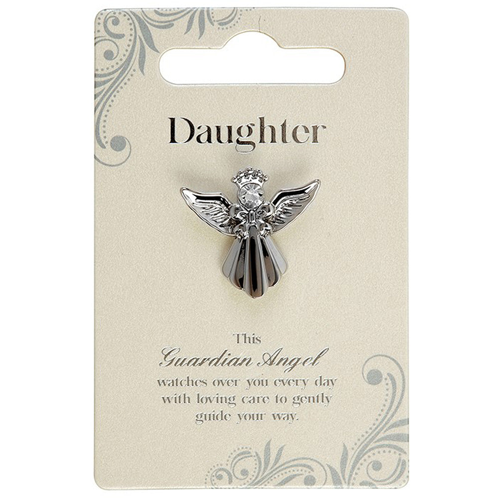 Daughter | Guardian Angel Pin Badge | Little Gift | Cracker Filler
