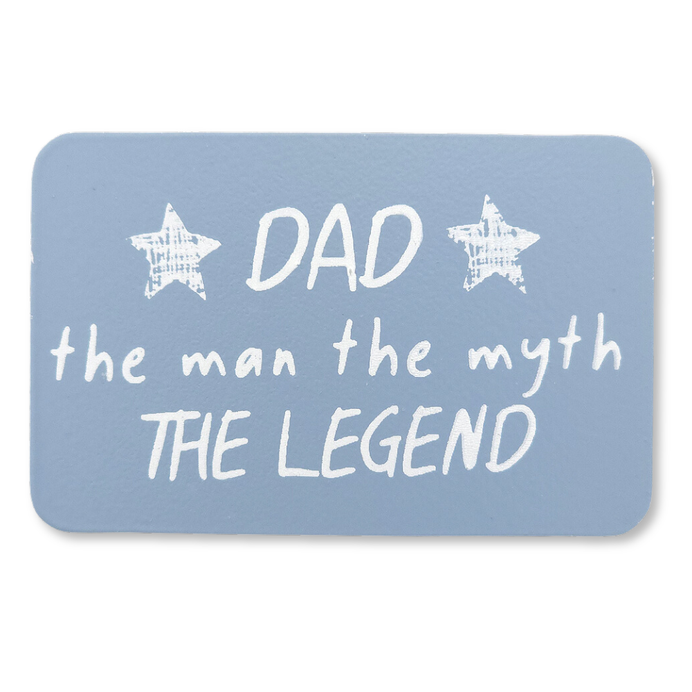 Dad - Myth & Legend | Printed Tin Magnet | Mini Gift | Cracker Filler