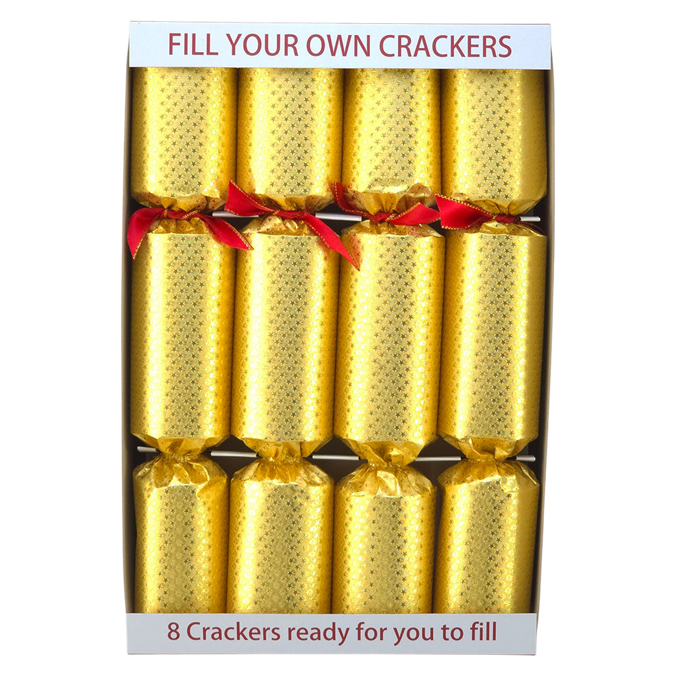 8 Gold Stars | Fill Your Own Crackers | Ready Made