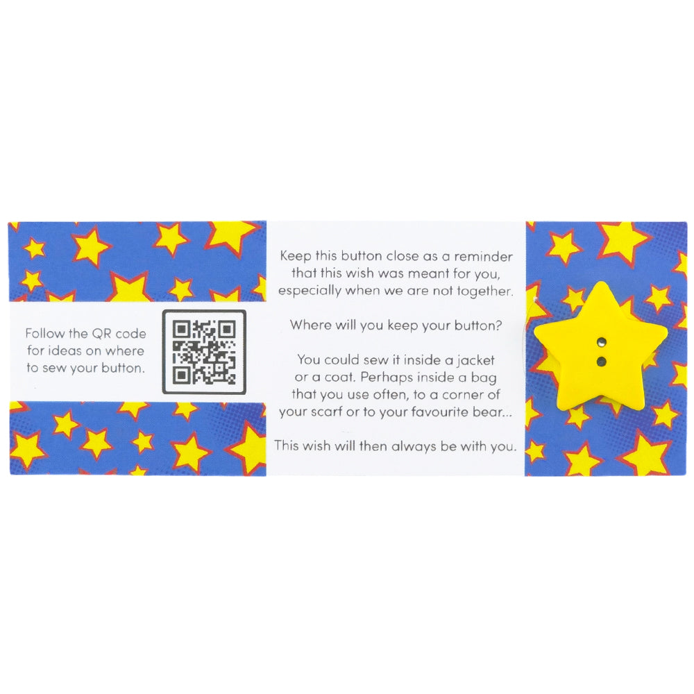 You're a Star | Button Wishes Sew On Token | Little Gift | Cracker Filler