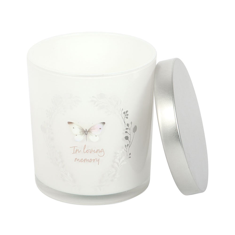 In Loving Memory Butterfly | Vanilla Scented Candle | 35hr Burn | Remembrance