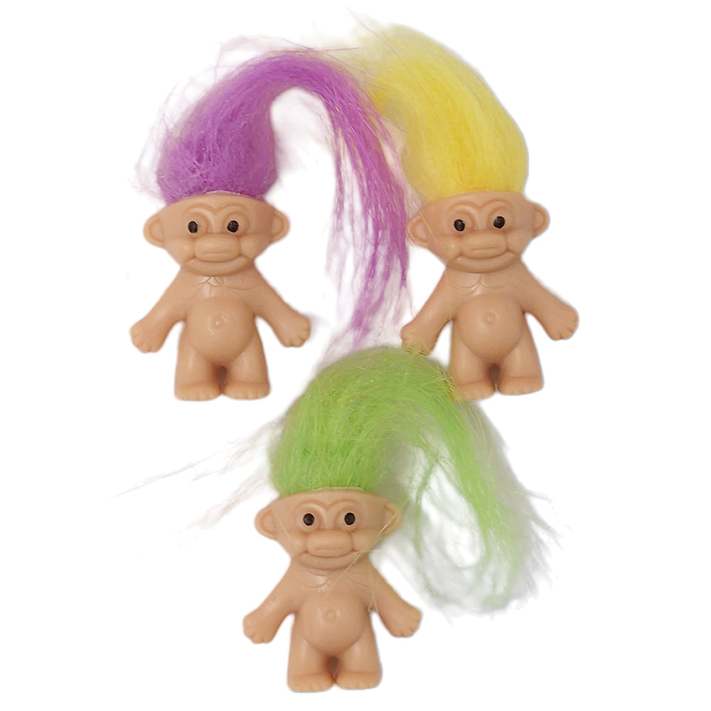 Mini Neon Haired Troll | Single | Little Gift | Cracker Filler