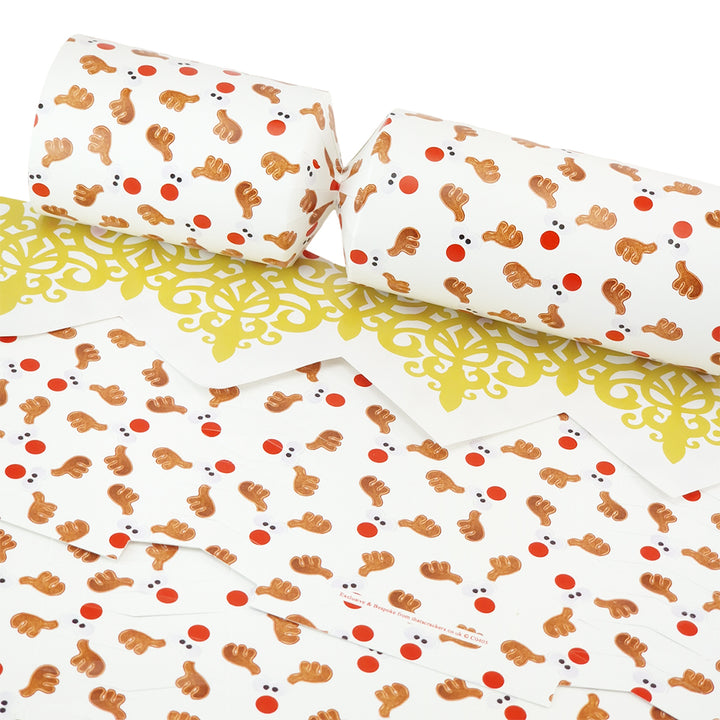 Cheeky Rudolph | Christmas Cracker Making Craft Kit | Make &amp; Fill Your Own