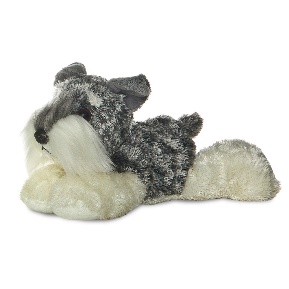 20cm Schnauzer Dog Soft Plush Cuddly Toy Gift