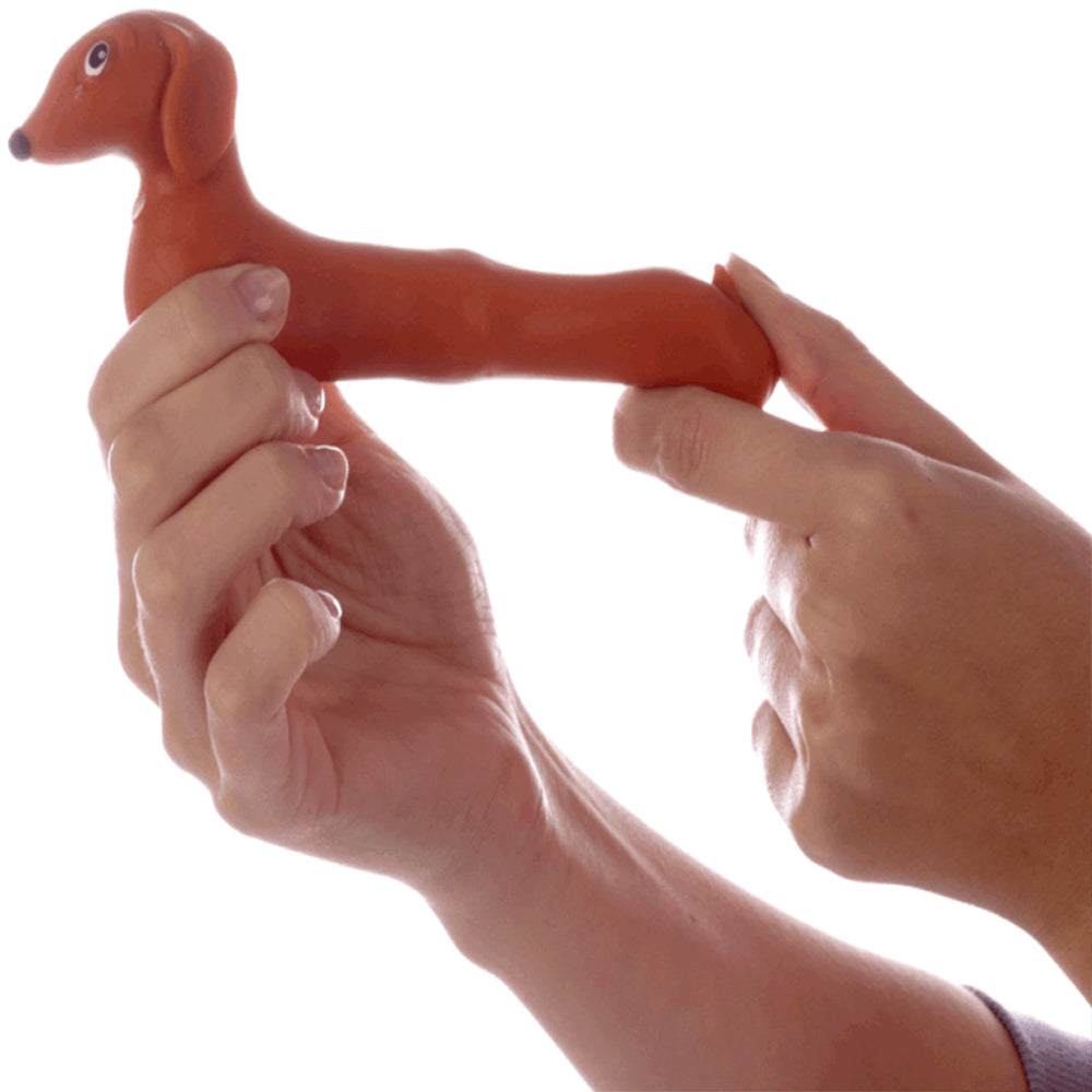 Squeezy Stretchy Dachshund Dog | Stress Buster | Single | Little Gift
