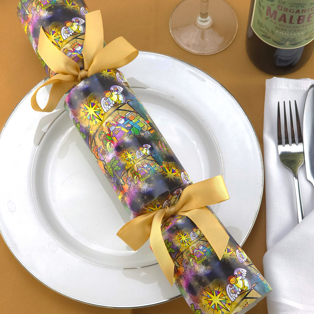 Kids Nativity | Christmas Cracker Making Craft Kit | Make &amp; Fill Your Own