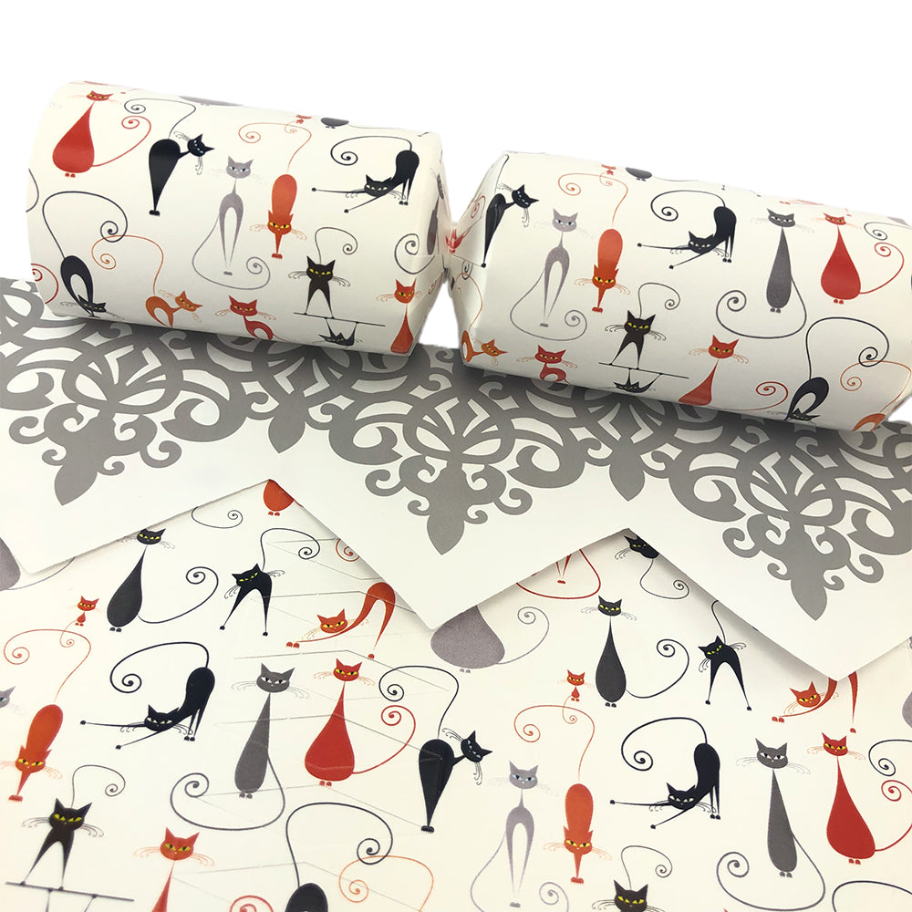 Modern Cats | Cracker Making Craft Kit | Make &amp; Fill Your Own