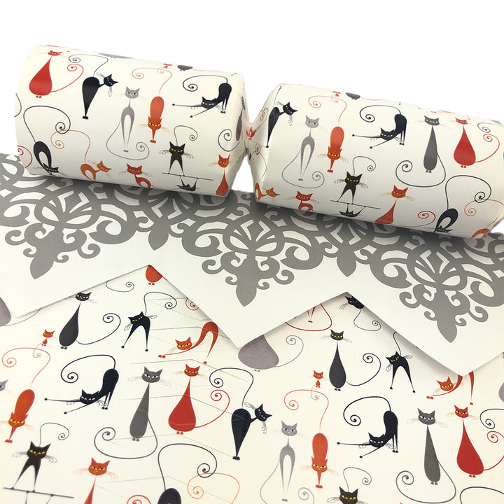 Modern Cats | Cracker Making Craft Kit | Make &amp; Fill Your Own