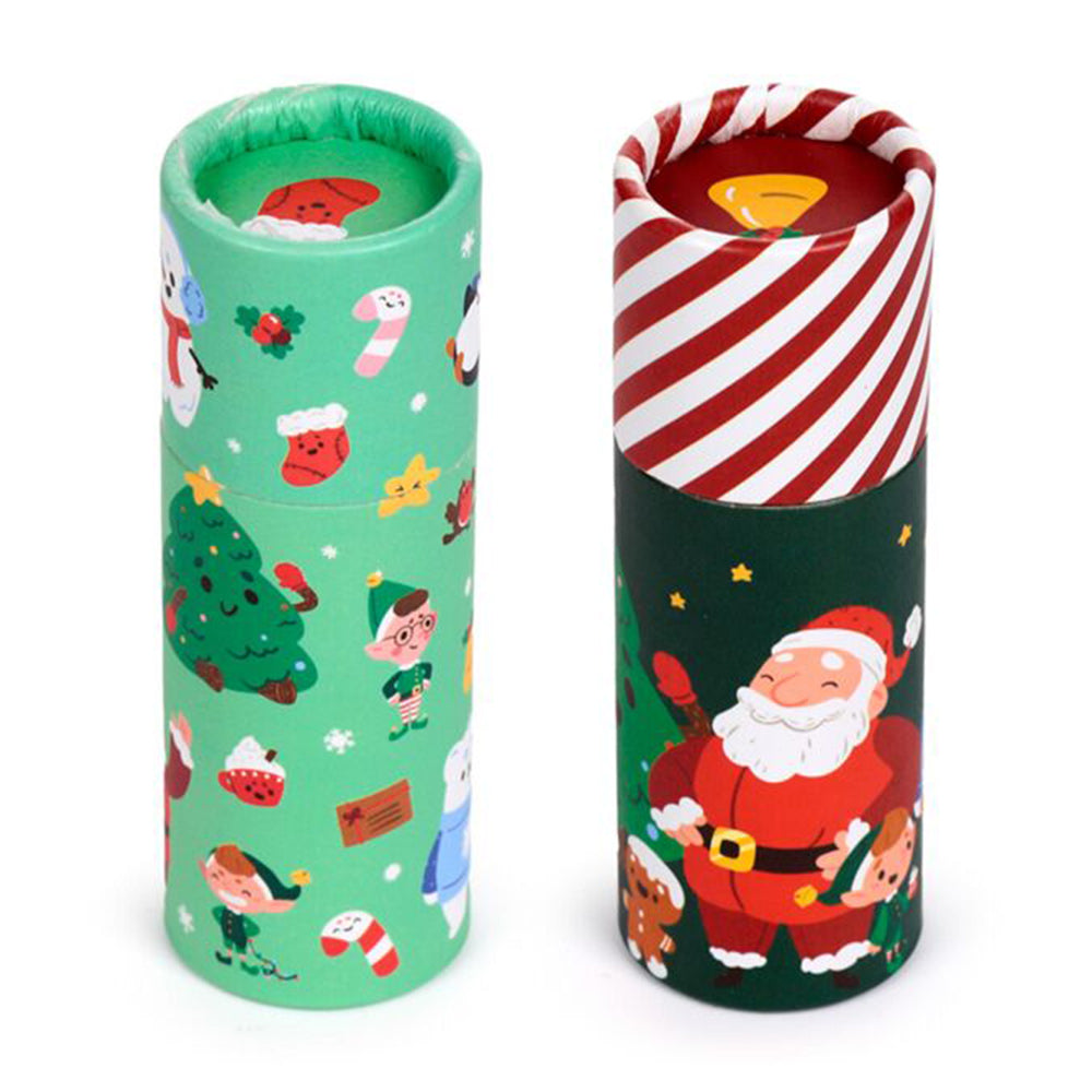 Christmas Fun | Tube of Pencil Crayons for Kids | Single | Cracker Filler