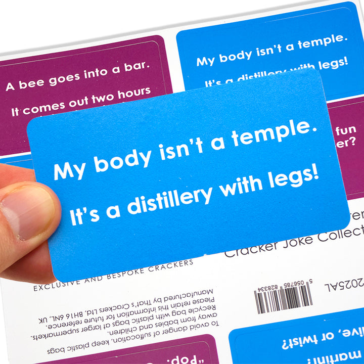 Premium Cracker Joke Collection | 8 Colourful Jokes | Christmas &amp; Themed Mixes