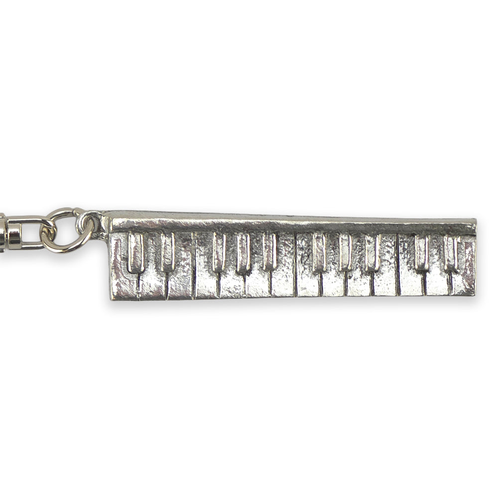 Keyboard | Chunky English Pewter 3D Keyring | Little Gift | Cracker Filler
