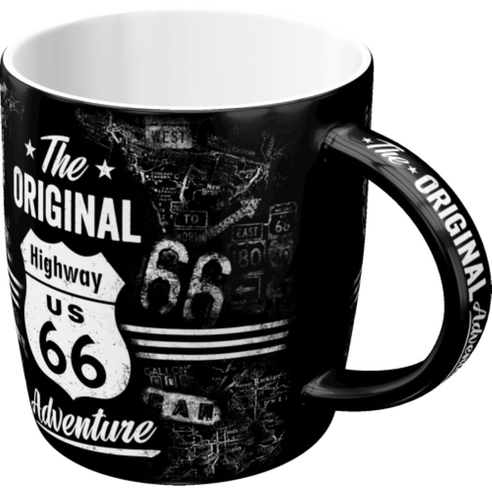 Route 66 Vintage Design Ceramic Mug