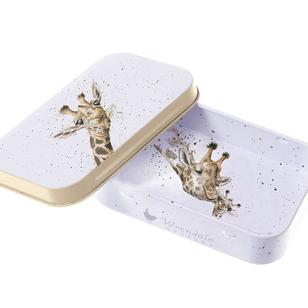 Cute Giraffe | 9cm Wrendale Lidded Tin | Cracker Filler | Little Gift