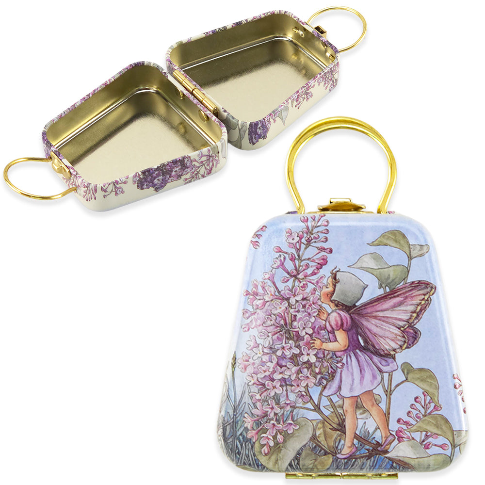 Flower Fairies | Mini Tin Handbag | 6.5cm Tall | Little Gift