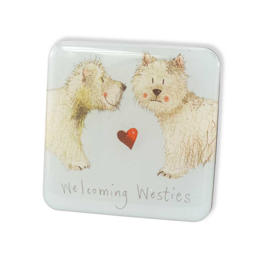 West Highland Terriers | Fridge Magnet | Little Gift | Cracker Filler