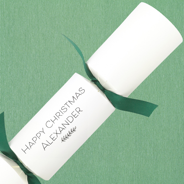 Personalised Merry Christmas Crackers | Craft Kit | Add Own Names | Minimum 4