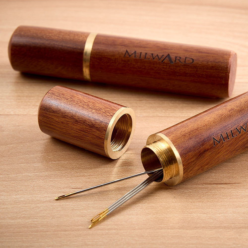 Wooden Sewing Needle Holder | Lipstick Style | Mini Gift | Cracker Filler