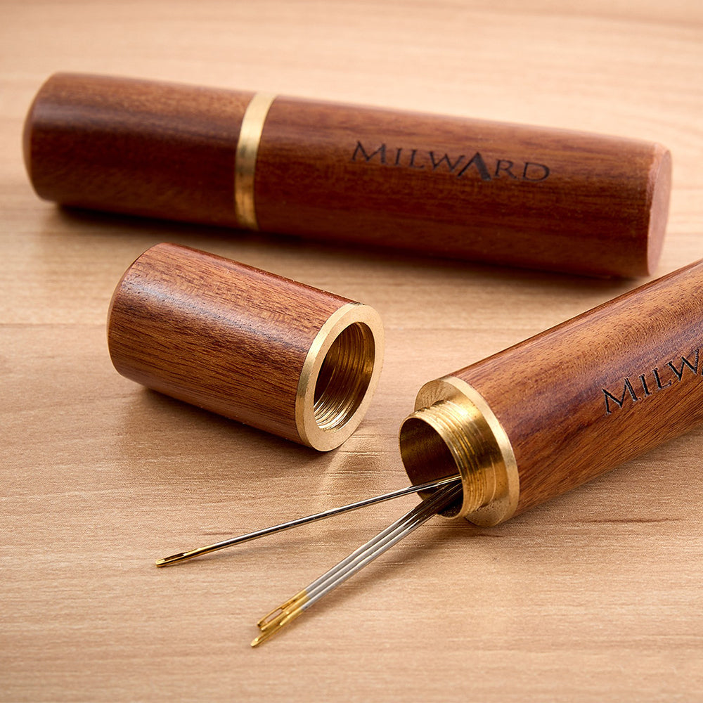 Wooden Sewing Needle Holder | Lipstick Style | Little Gift | Cracker Filler