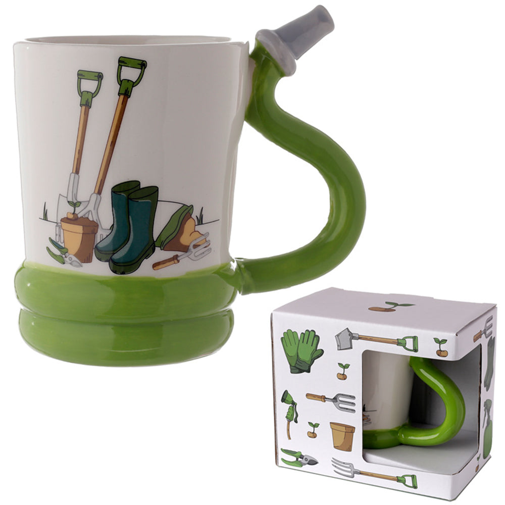 Garden Hose | Large Ceramic Shaped Mug | Gardeners Gift