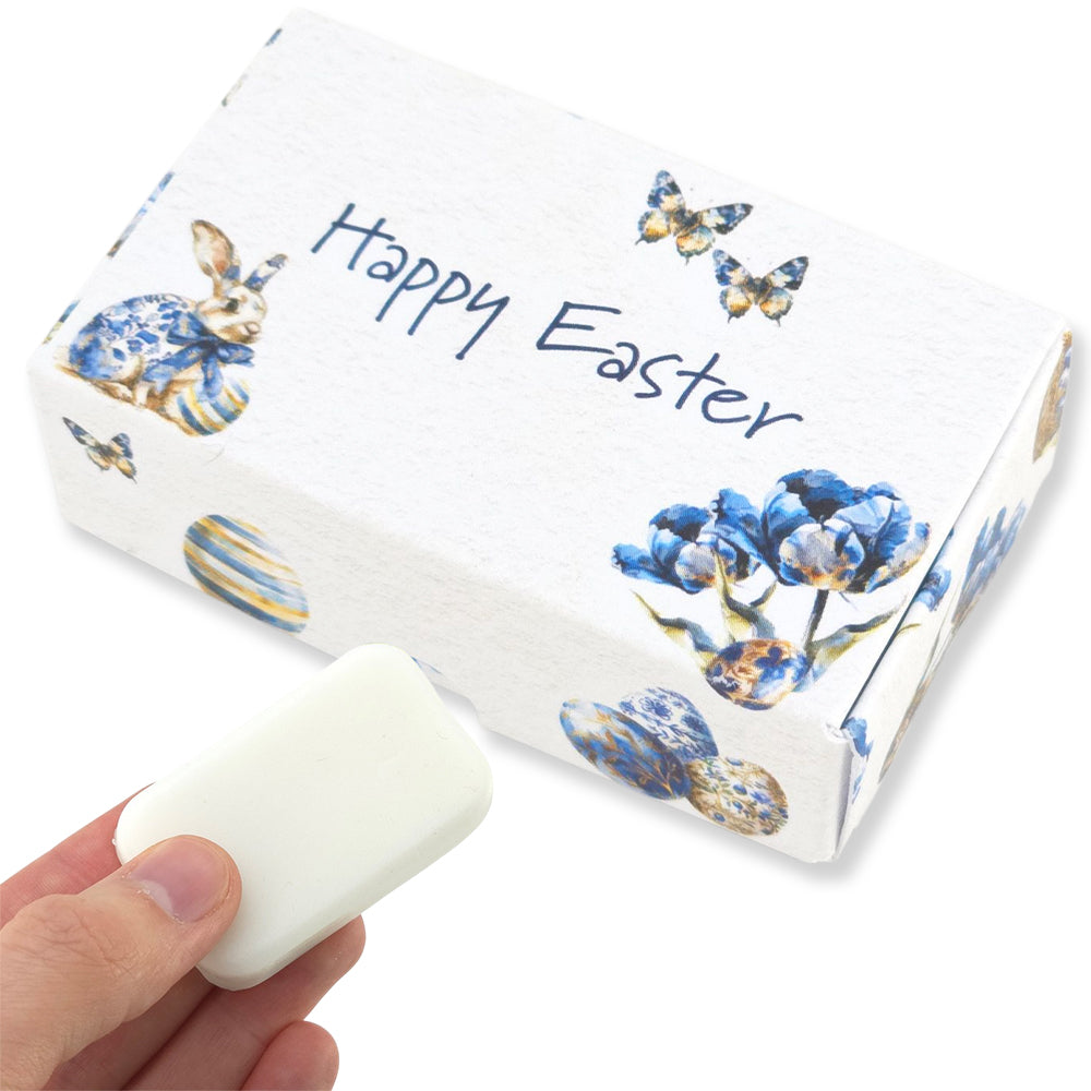 Happy Easter in Blue | Bergamot | 20g Travel Soap Bar | Cracker Filler | Little Gift
