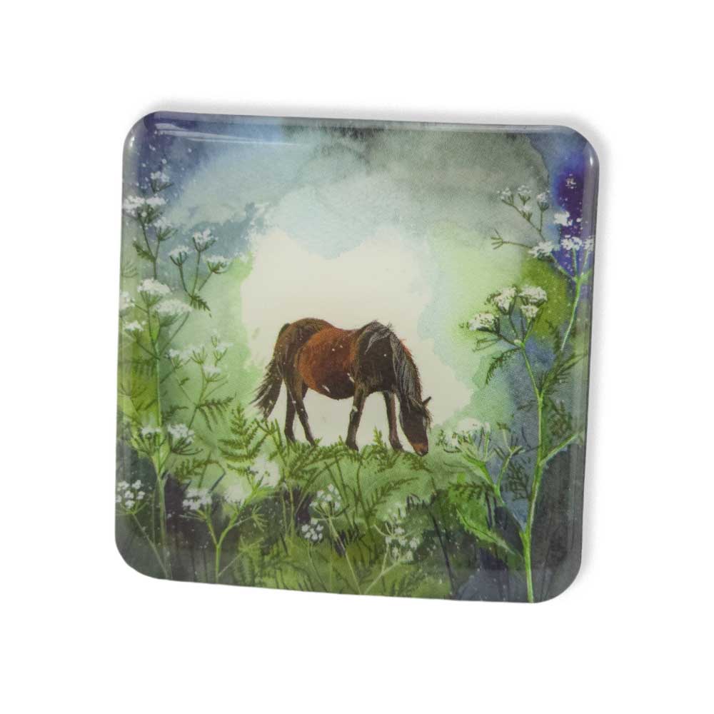 Horse in the Pasture | Fridge Magnet | Little Gift | Cracker Filler
