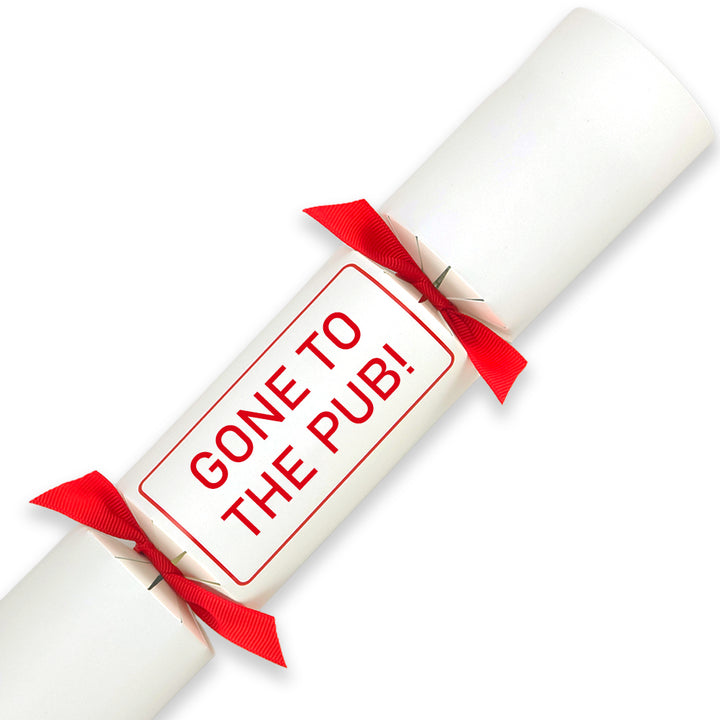 Gone to the Pub! | Single Cracker Making Craft Kit | Office Banter