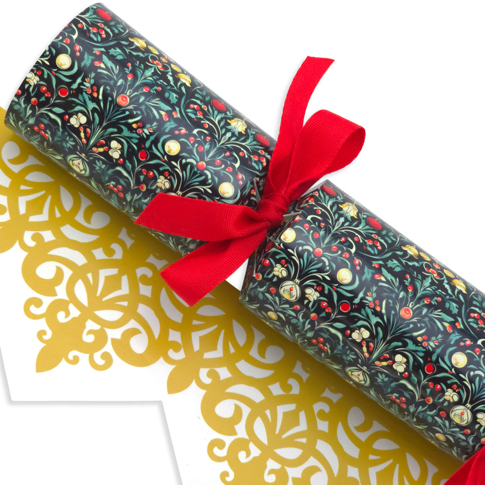 Christmas Baubles | William Morris | Eco Cracker Making Craft Kit with Ribbon
