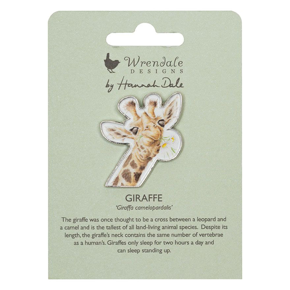 Cute Giraffe | Pin Badge for Ladies | Wrendale | Mini Gift | Cracker Filler